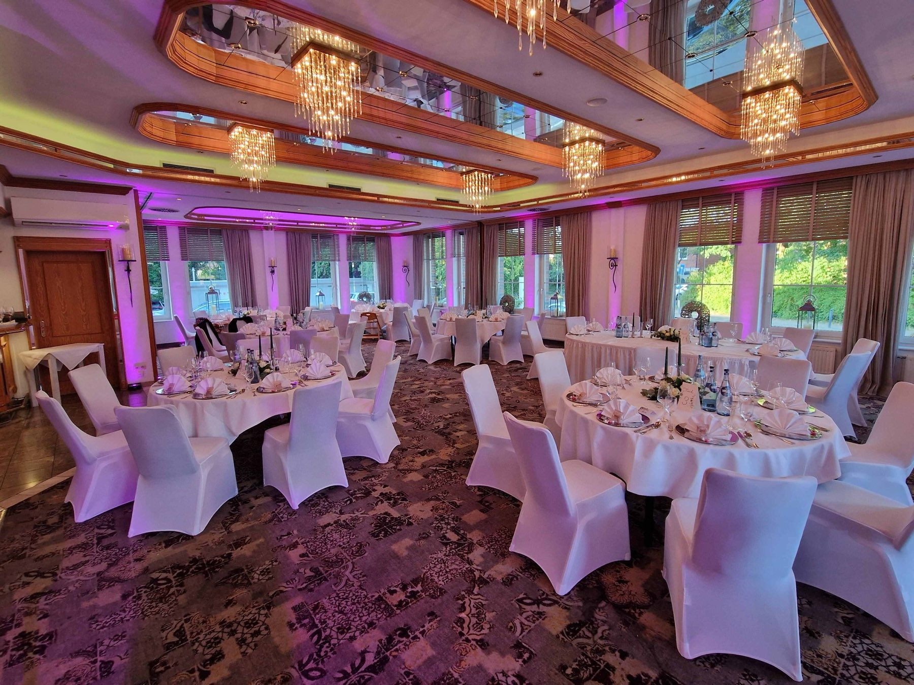 Saal „Sir Henry“ im Hotel Robben